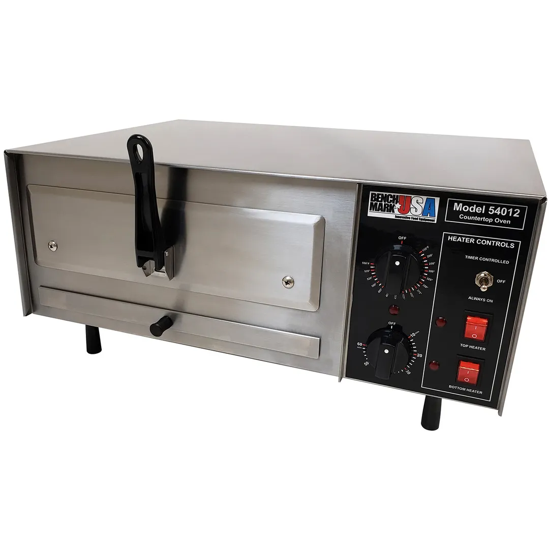 Winco 54012 23" Single Deck Electric Countertop Pizza Oven w/ Manual Controls, Multi-Function