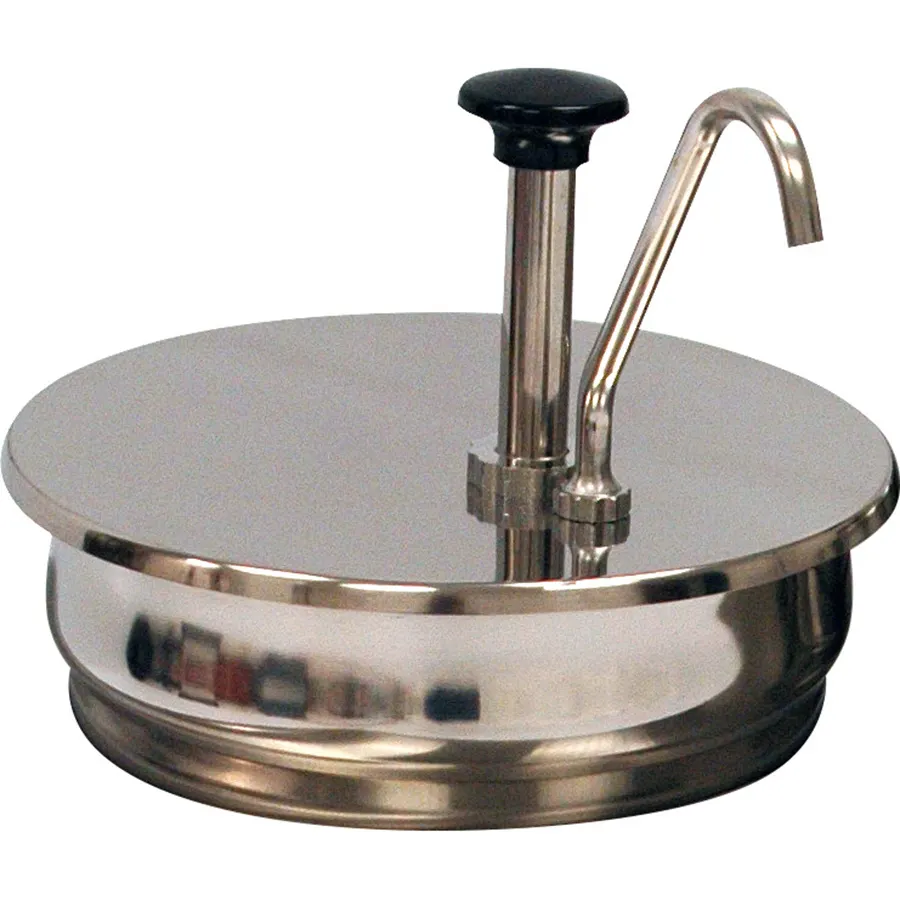 Winco 56752 Benchmark Condiment Pump For 7 Qt. Inset Pan Stainless Steel