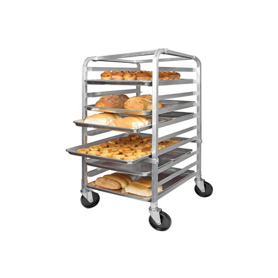 Winco ALRK-10 Aluminum Sheet Pan Rack, Mobile - 10 Pan