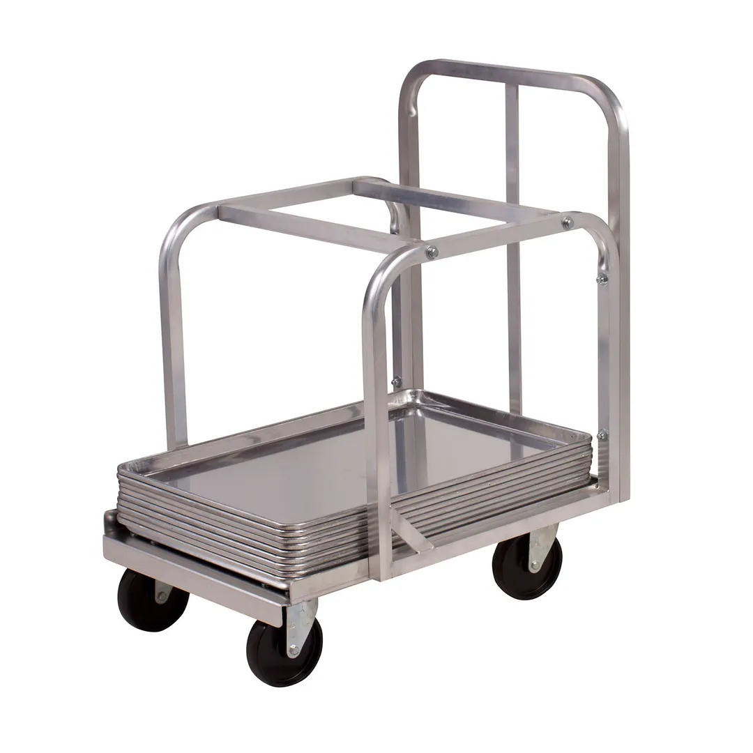 Winco ALRK-3 Aluminum Sheet Pan Truck w/ 54 Full-Size or 108 Half-Size Sheet Pan Capacity