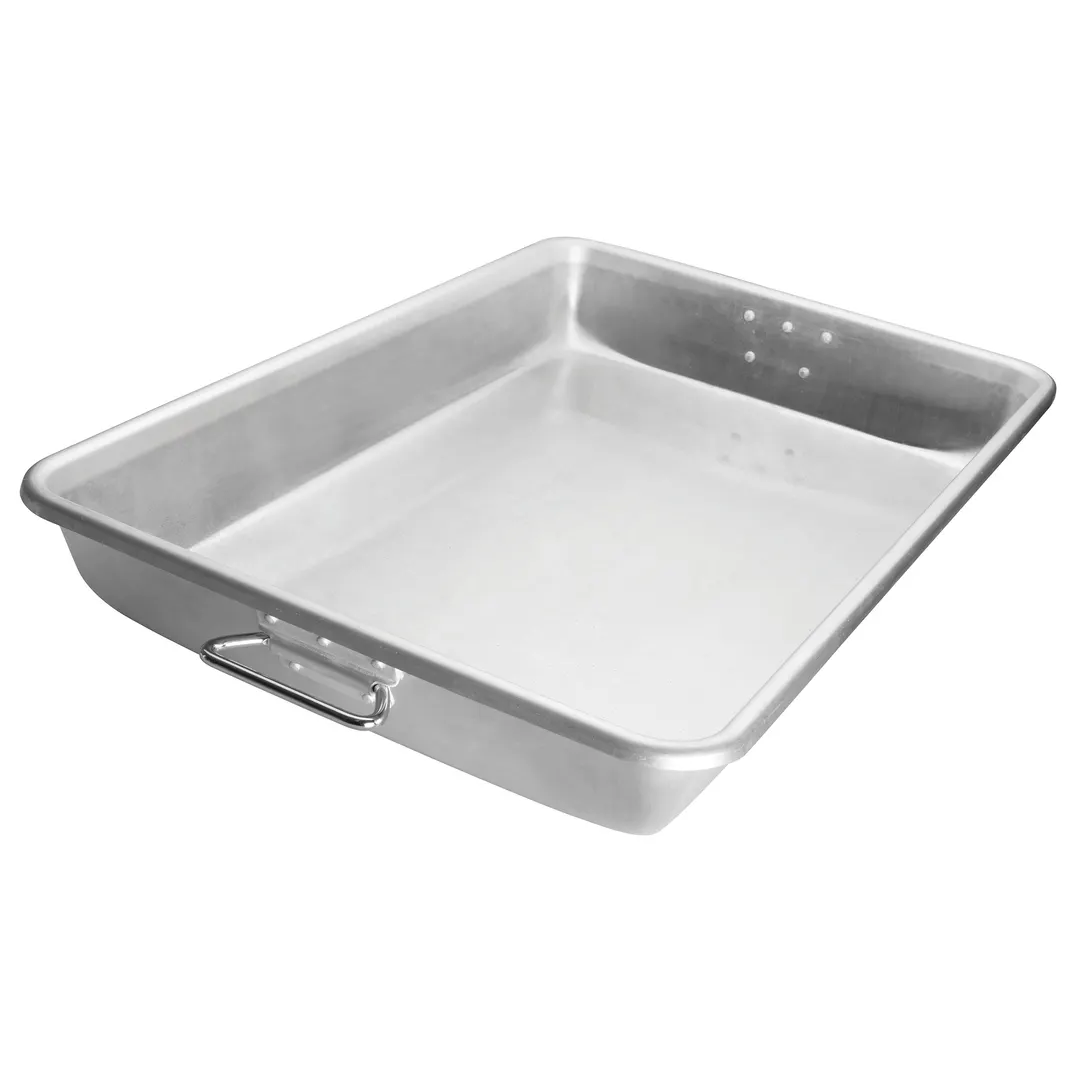 Winco ALRP-1826H Aluminum Bake / Roast Pan with Handles - 25-3/4" x 17-3/4" x 3-1/2"