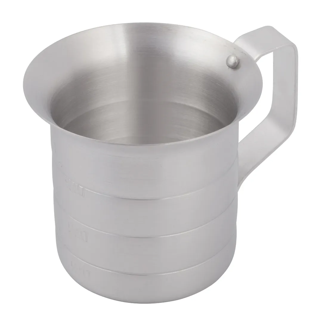 Winco AM-05 Measuring Cup, 1/2 qt. Capacity, Aluminum