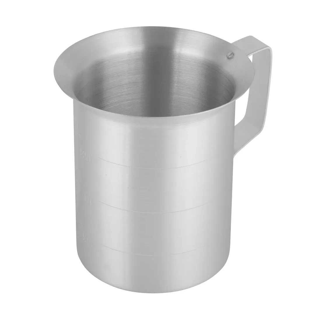 Winco AM-2 Measuring Cup, 2 qt. Capacity, Aluminum