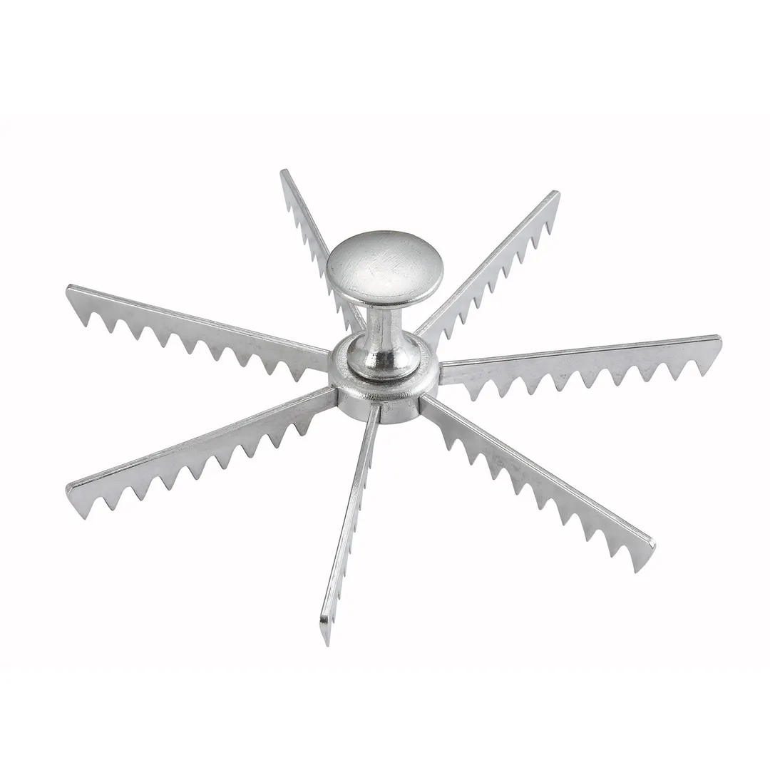 Winco APM-07 7 Cut 10" Pie Marker / Cutter, Cast Aluminum