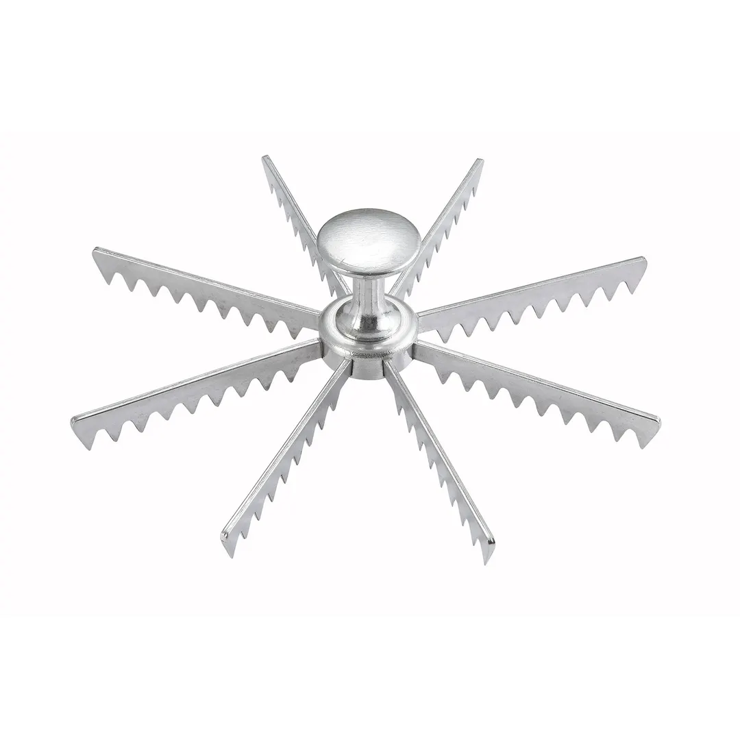 Winco APM-08 8 Cut Pie Marker / Cutter, Cast Aluminum