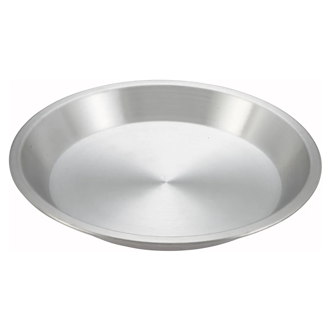 Winco APPL-8 Aluminum 8" x 1-1/2" Pie Plate  - Round