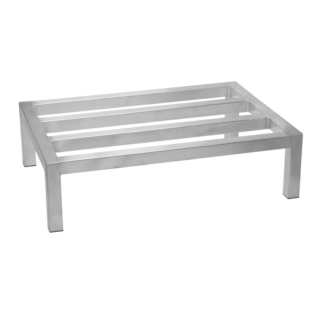 Winco ASDR-1436 Aluminum Stationary Dunnage Rack w/ 900 lb Capacity - 14" x 36" x 8"