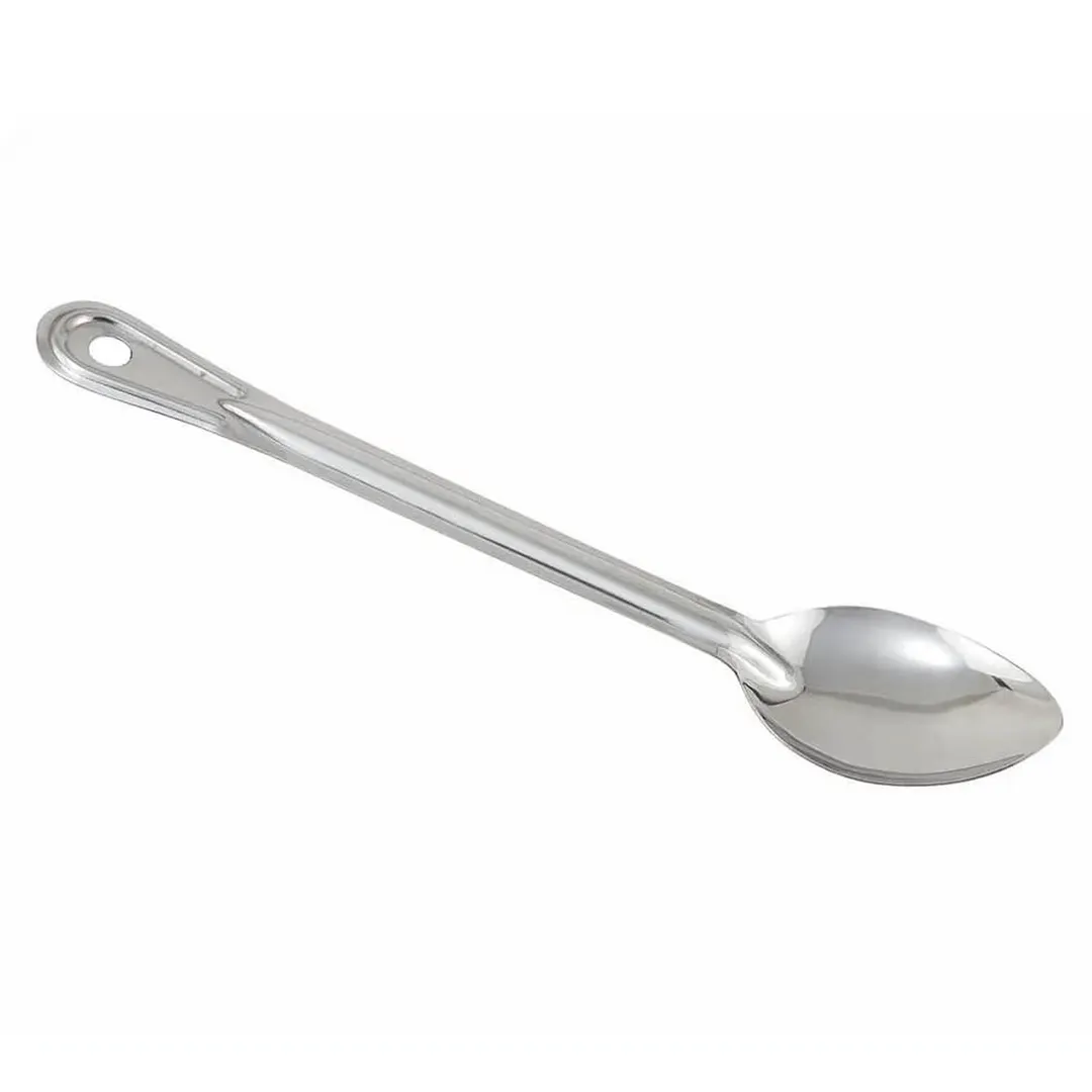 Winco BSOT-15 15" Standard Duty Solid Stainless Steel Basting Spoon