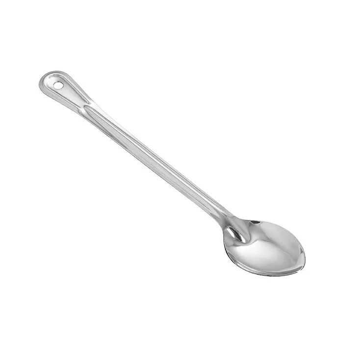 Winco BSOT-15H 15" Solid Basting Spoon, with 1.5 Mm Stainless Steel
