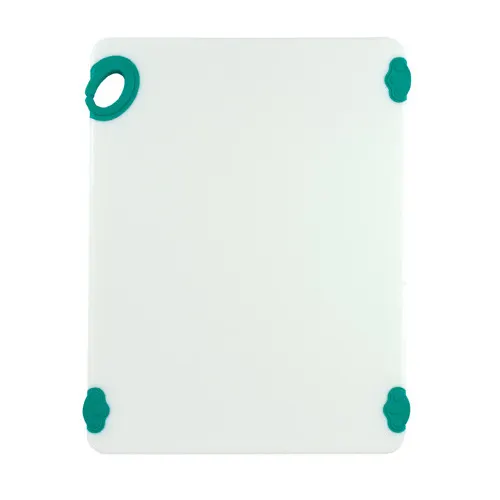 Winco CBN-1520GR Green StatikBoard Co-Polymer Plastic Cutting Board - 15” x 20” x 1/2"