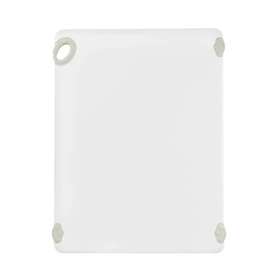 Winco CBN-1824WT White StatikBoard Co-Polymer Plastic Cutting Board - 18” x 24” x 1/2" 