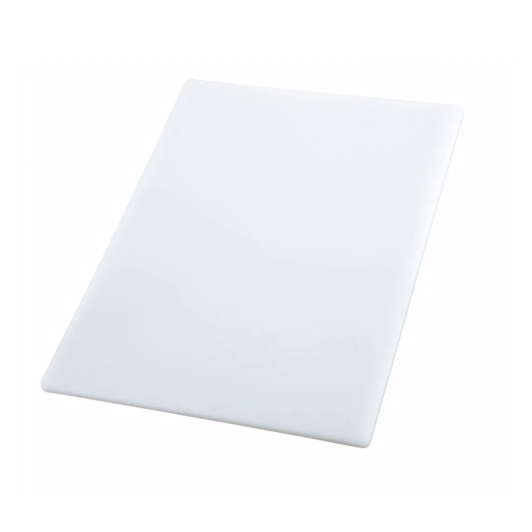 Winco CBWT-1520 Rectangular Cutting Board, 15 x 20 x 1/2", White
