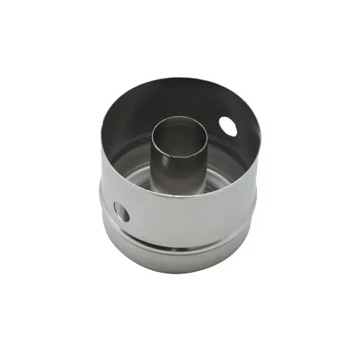 Winco CC-2 Stainless Steel Round Doughnut Cutter - 3" x 2 1/2"