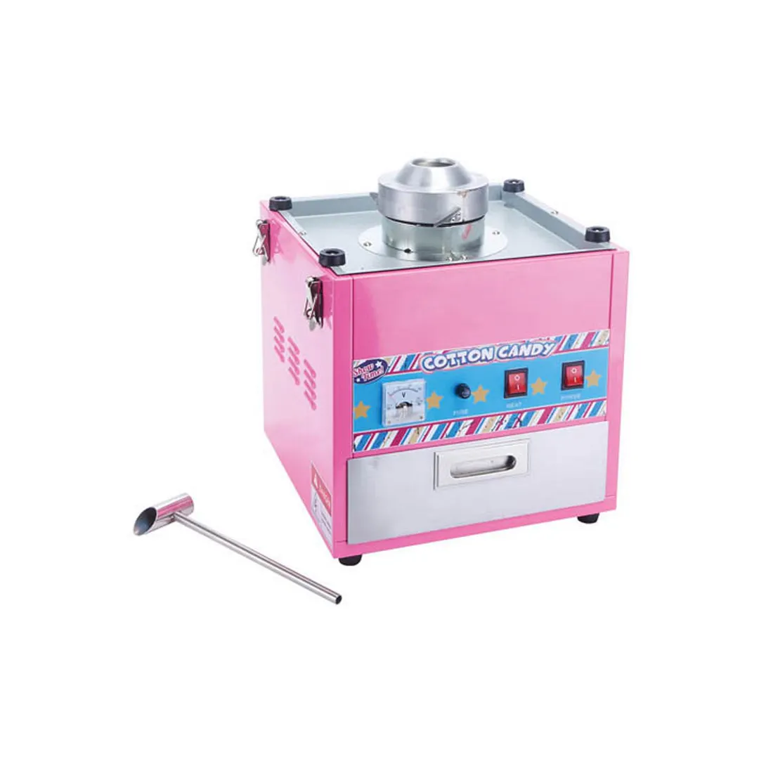 Winco CCM-28 Cotton Candy Machine & Display w/ 20.5" Bowl, Locking Safety Clips, Sugar Scooper