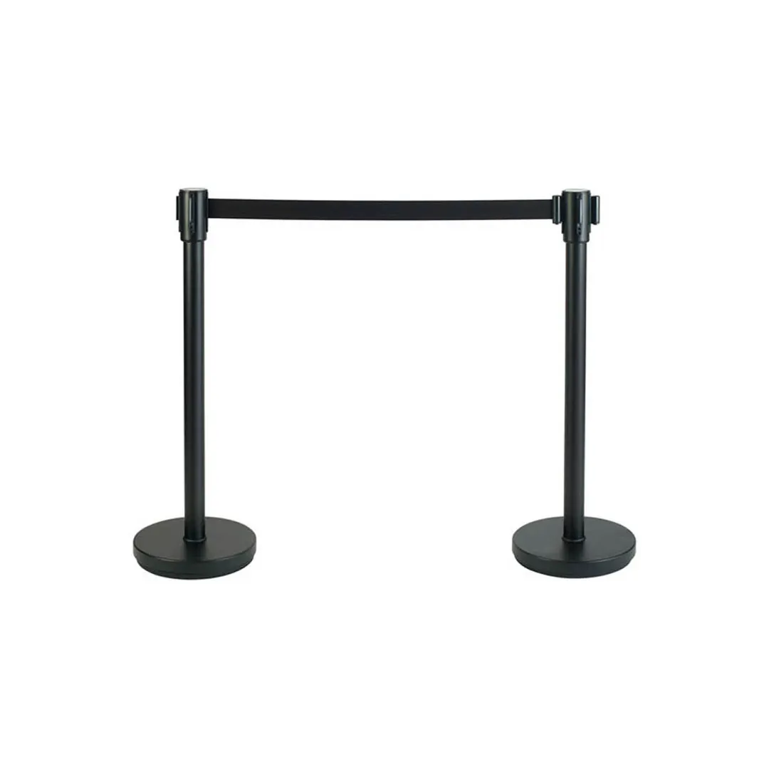 Winco CGS-38K, 35 1/2" Stanchion Post w/ 68" Retractable Belt