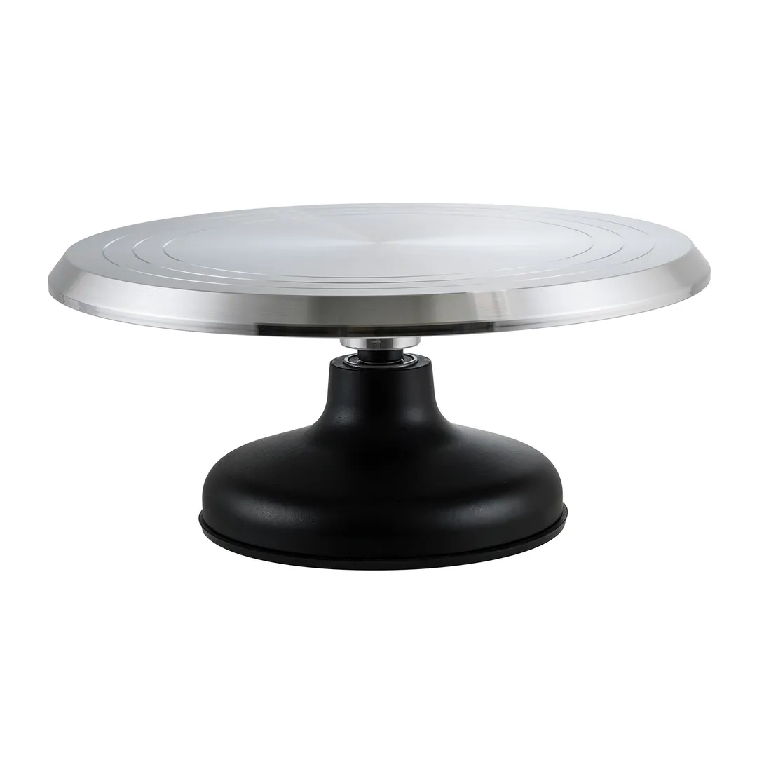 Winco CKSR-12 Cake Decorating Stand, 12" Dia.