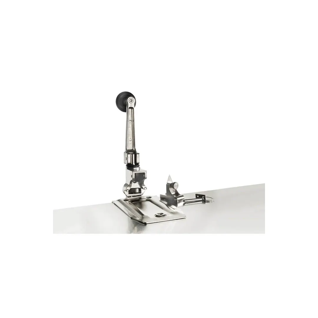 Winco CO-3N Table-Mount Manual Can Opener w/ Dual-Sided Tempered Knife Blade