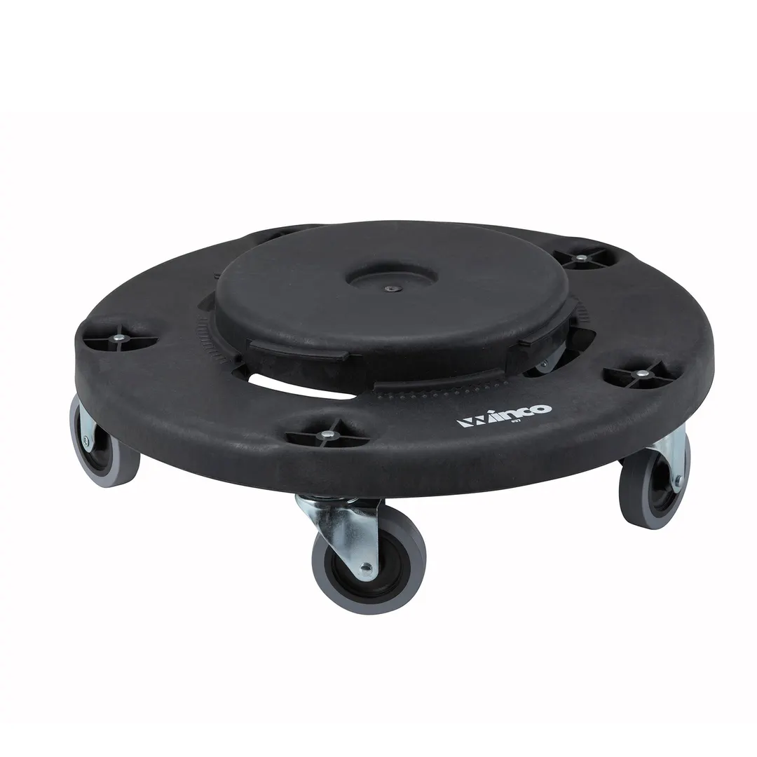 Winco DLR-18 Dolly, 18" Dia. X 6"H, Round, Holds Up To 400 lbs., Heavy Duty