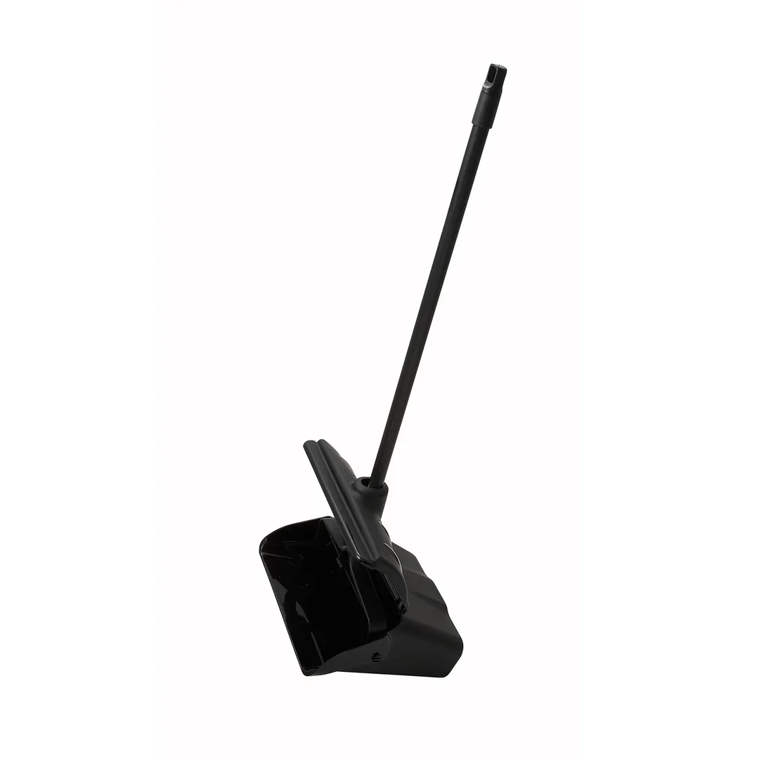 Winco DP-13C 13" Lobby Dust Pan w/ Wind Break Cover