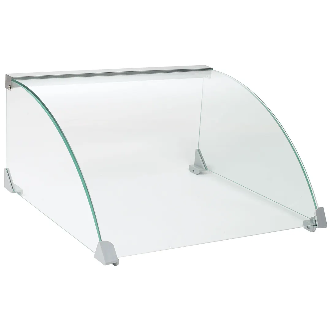 Winco EHDG-11SG Spectrum Hot Dog Grill Sneeze Guard for the EHDG-11R