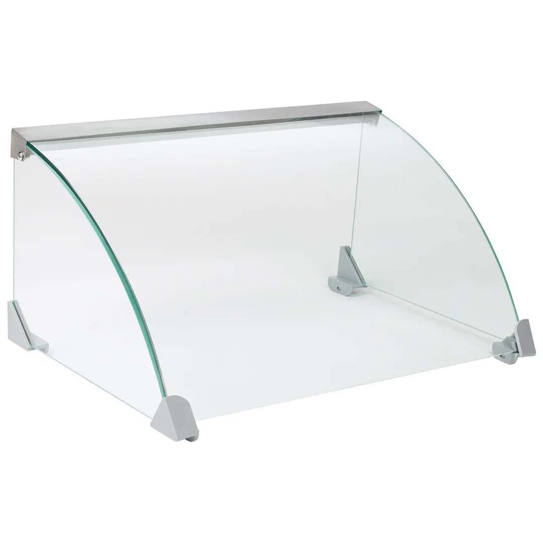Winco EHDG-7SG Spectrum Hot Dog Grill Sneeze Guard for the EHDG-7R