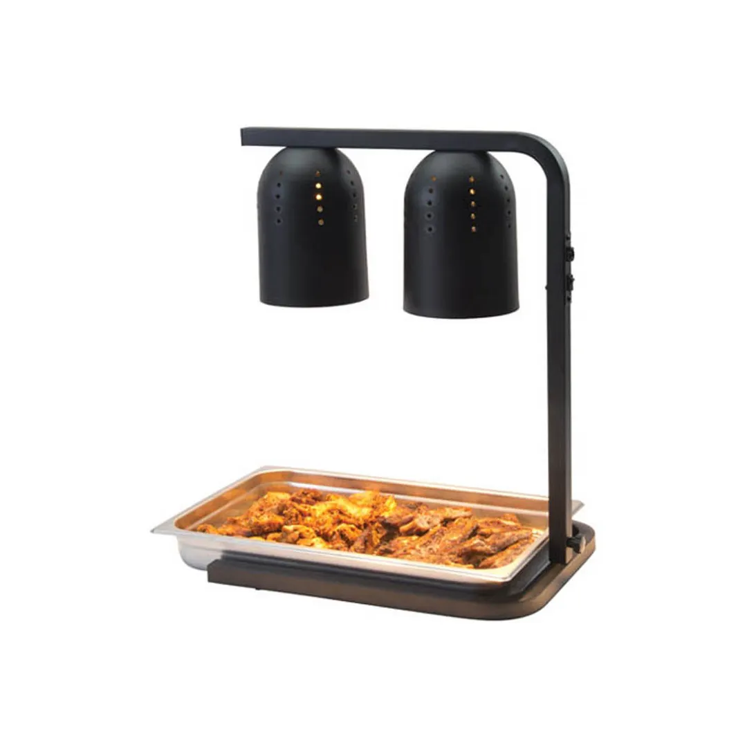 Winco EHL-3C Two Bulb Electric Heat Lamp, 120V, 500W
