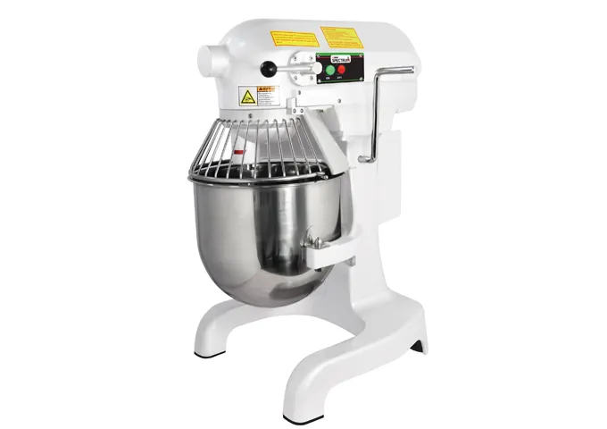 Winco EMP-10 Floor Model 10,5 qt Planetary Mixer w/ Guard and Standard Attachments, 3-Speed, 1 hp