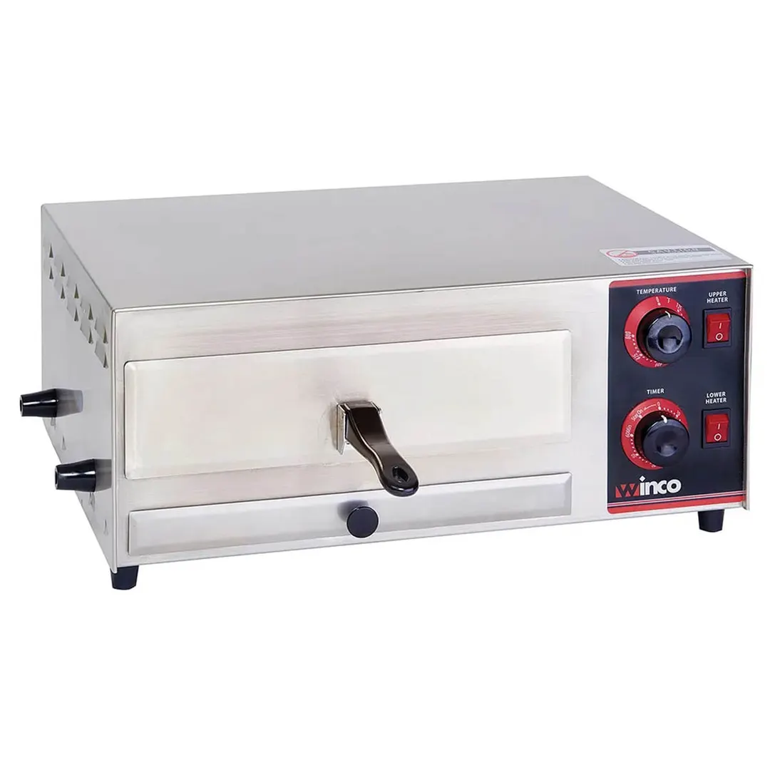 Winco EPO-1 20" Electric Countertop Single-Deck Pizza Bake Oven w/ (1) 12" Pizza Capacity