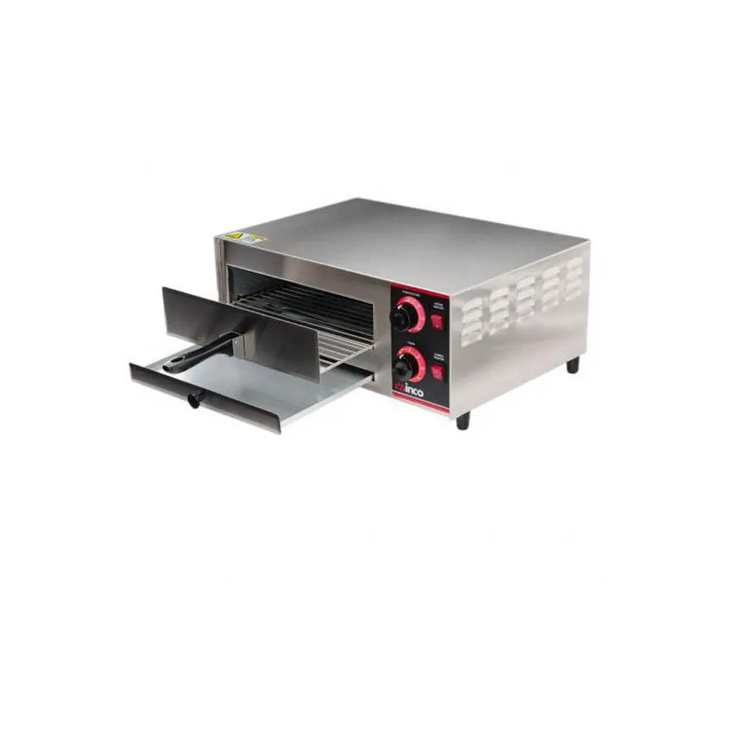 Winco EPO-1 20" Electric Countertop Single-Deck Pizza Bake Oven w/ (1) 12" Pizza Capacity