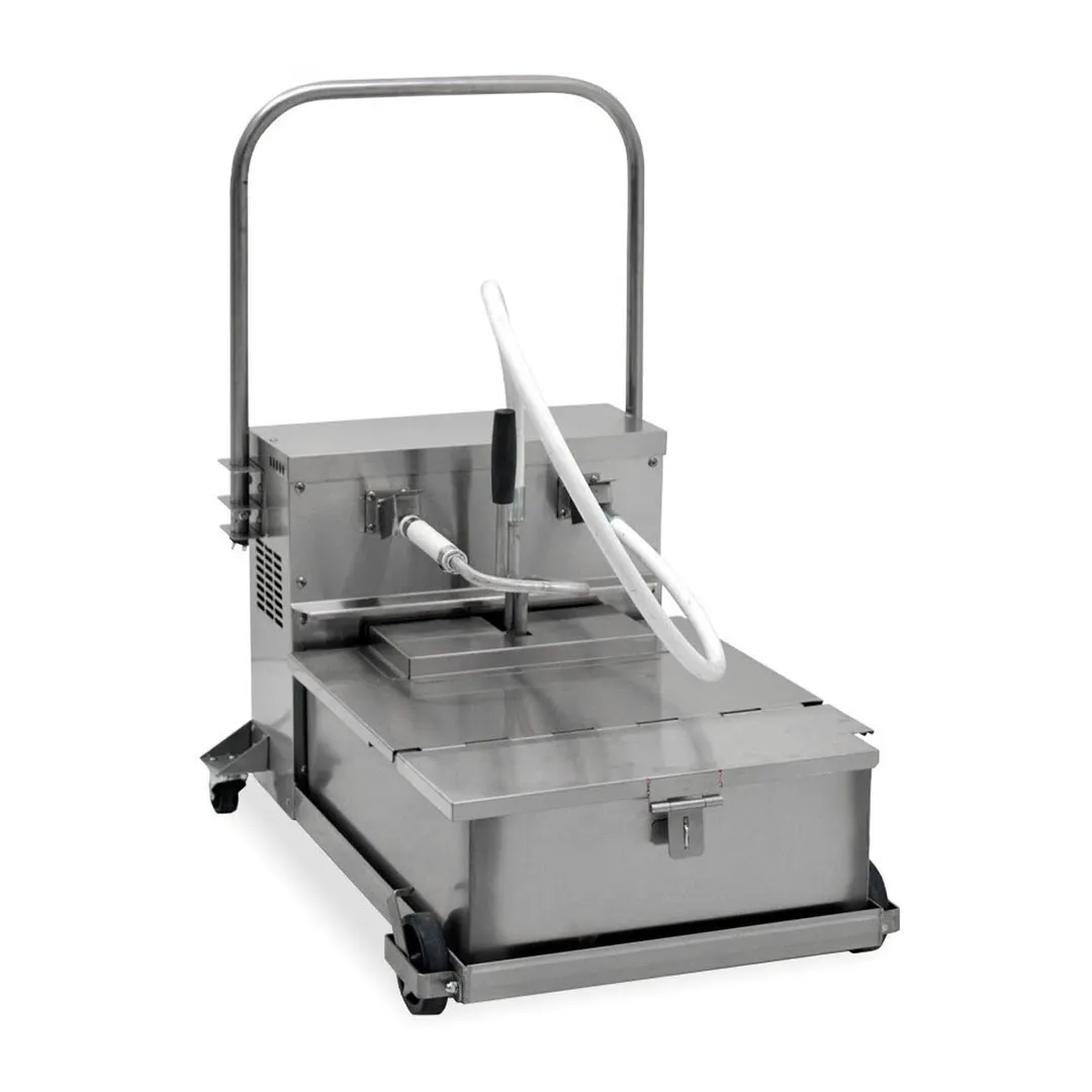 Winston F662T Collectramatic® Mobile Fryer Filter w/ 90-Lb Capacity, One-Way Pump & Hose