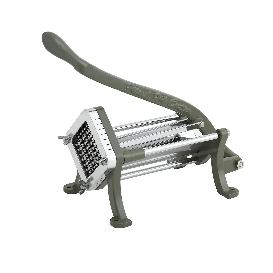 Winco FFC-500 1/2" Square Cut French Fry Cutter, Cast Iron Body, Stainless Steel Blade, Ergonomic Handle
