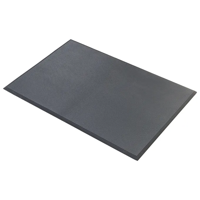 Winco FMG-23K Anti-Fatigue Black Floor Mat - 2' x 3' x 1/2"
