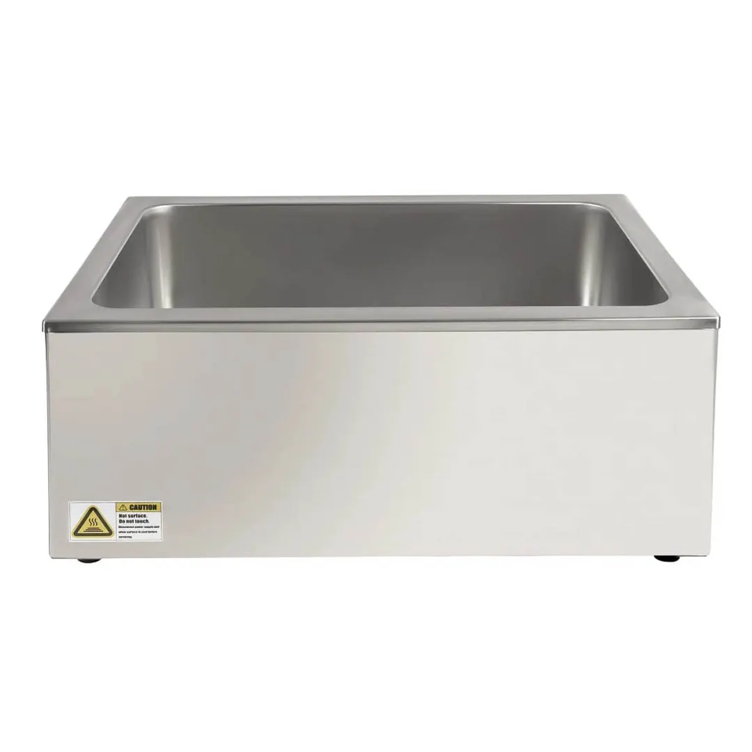 Winco FW-S500 Countertop Full Size Electric Food Pan Warmer, Stainless Steel Body