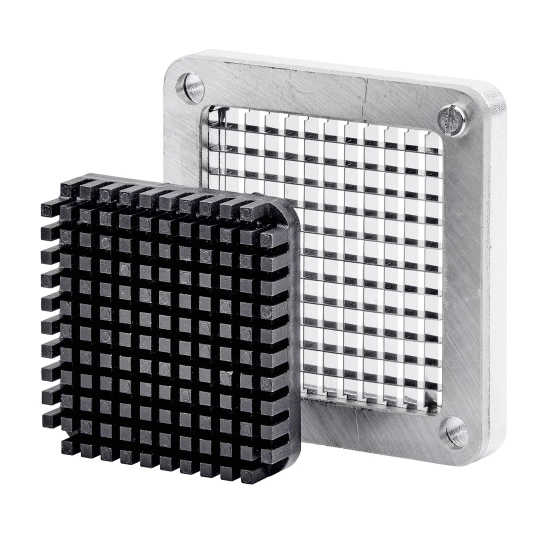 Winco HCD-250BK 1/4" Blade & Block – Dicer Part for HCD-Series Quick Slice Chopper, 1/4" Blade, 1/4" Block