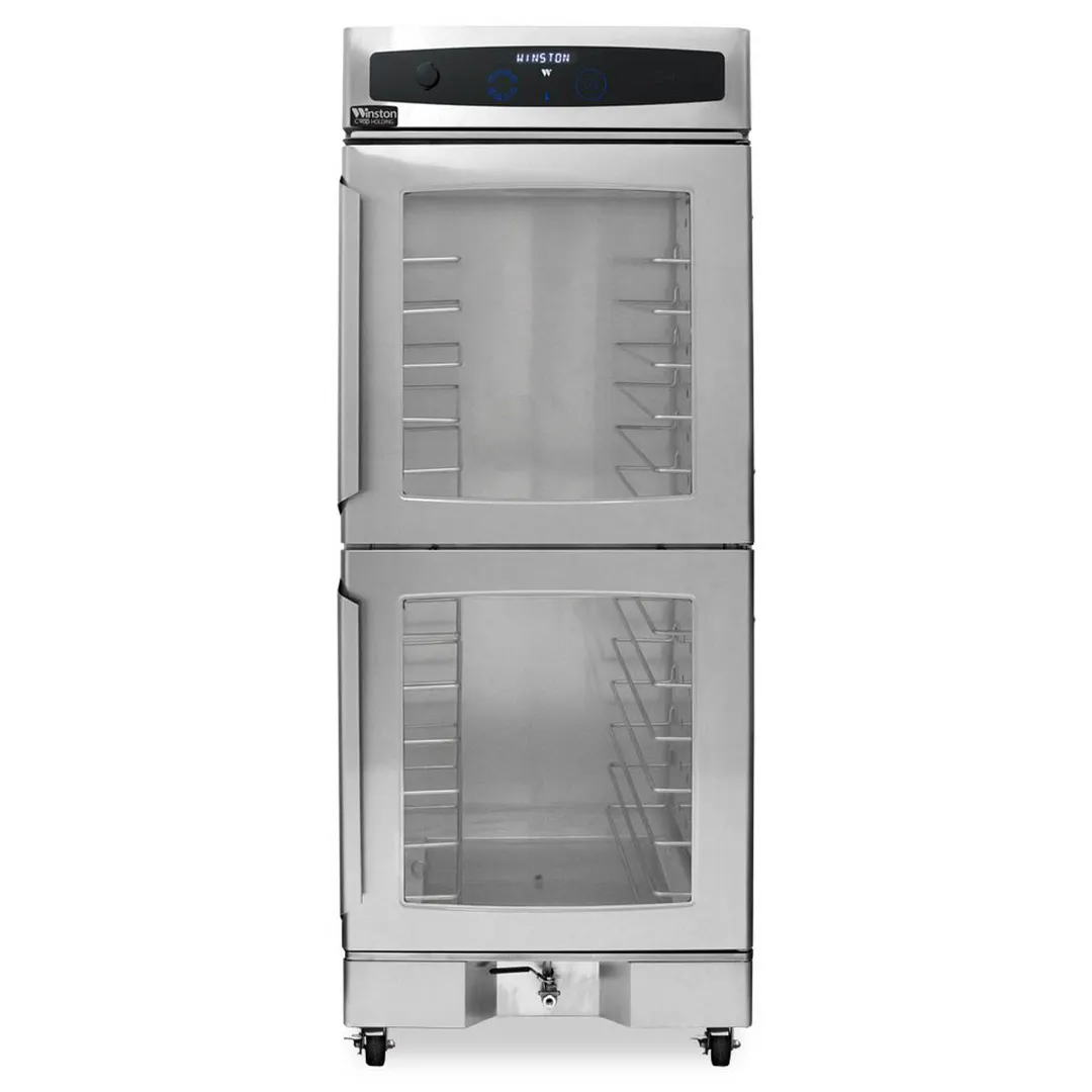 Winston HOV7-14UV CVap Holding Cabinet, Full-Size, 2-Door, Solid Doors, Stainless Steel, 14-Pan Capacity