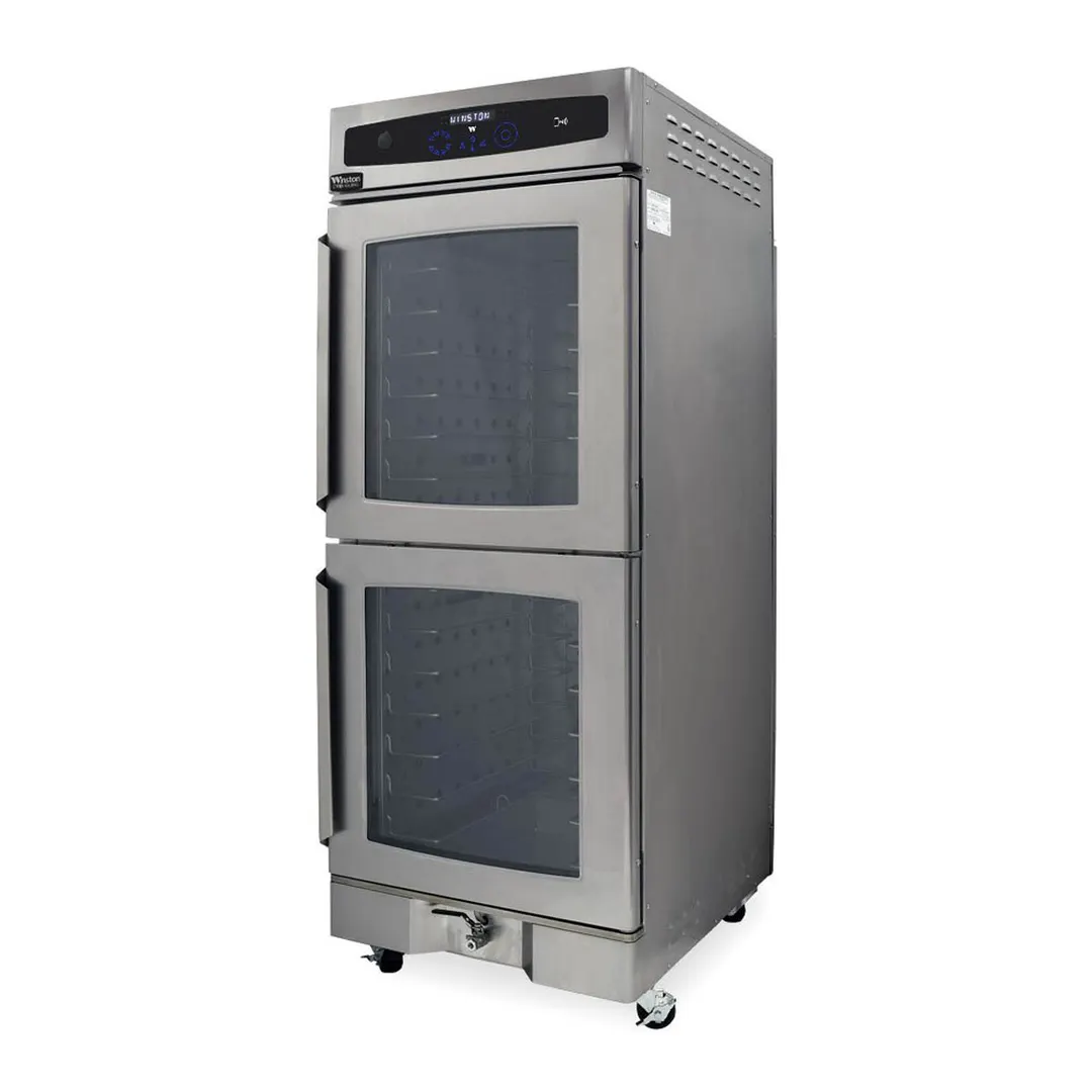 Winston HOV7-14UV CVap Holding Cabinet, Full-Size, 2-Door, Solid Doors, Stainless Steel, 14-Pan Capacity