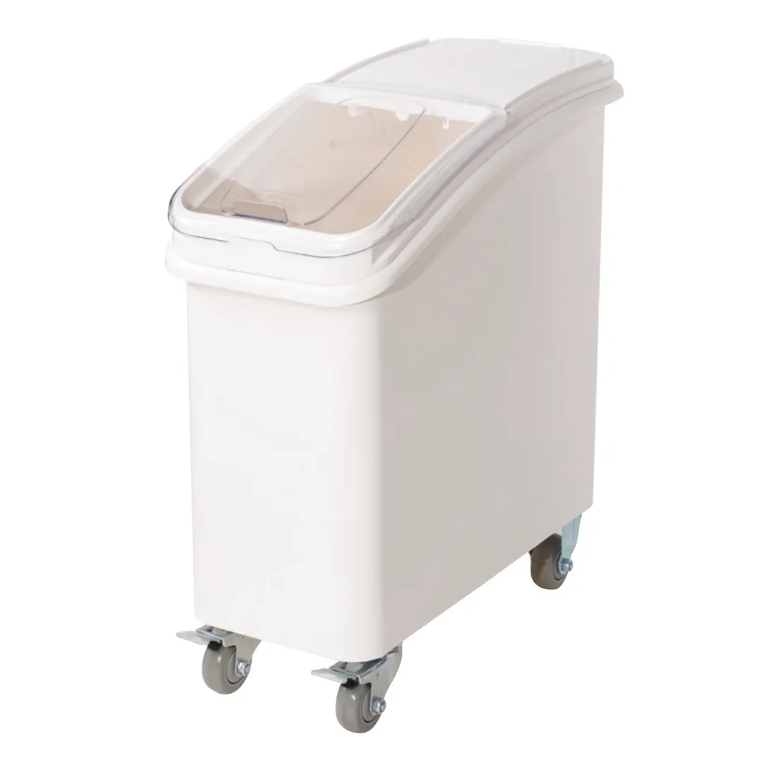 Winco IB-21 21 Gallon Plastic Ingredient Bin w/ Casters