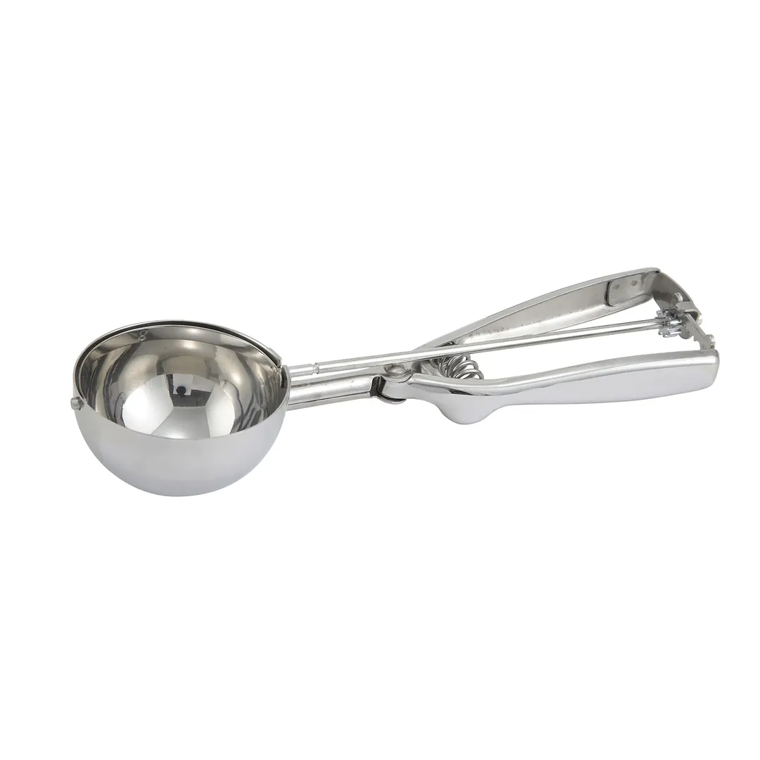 Winco ISS-12 3-1/4 Oz Disher/Portioner, Size 12, Stainless Steel