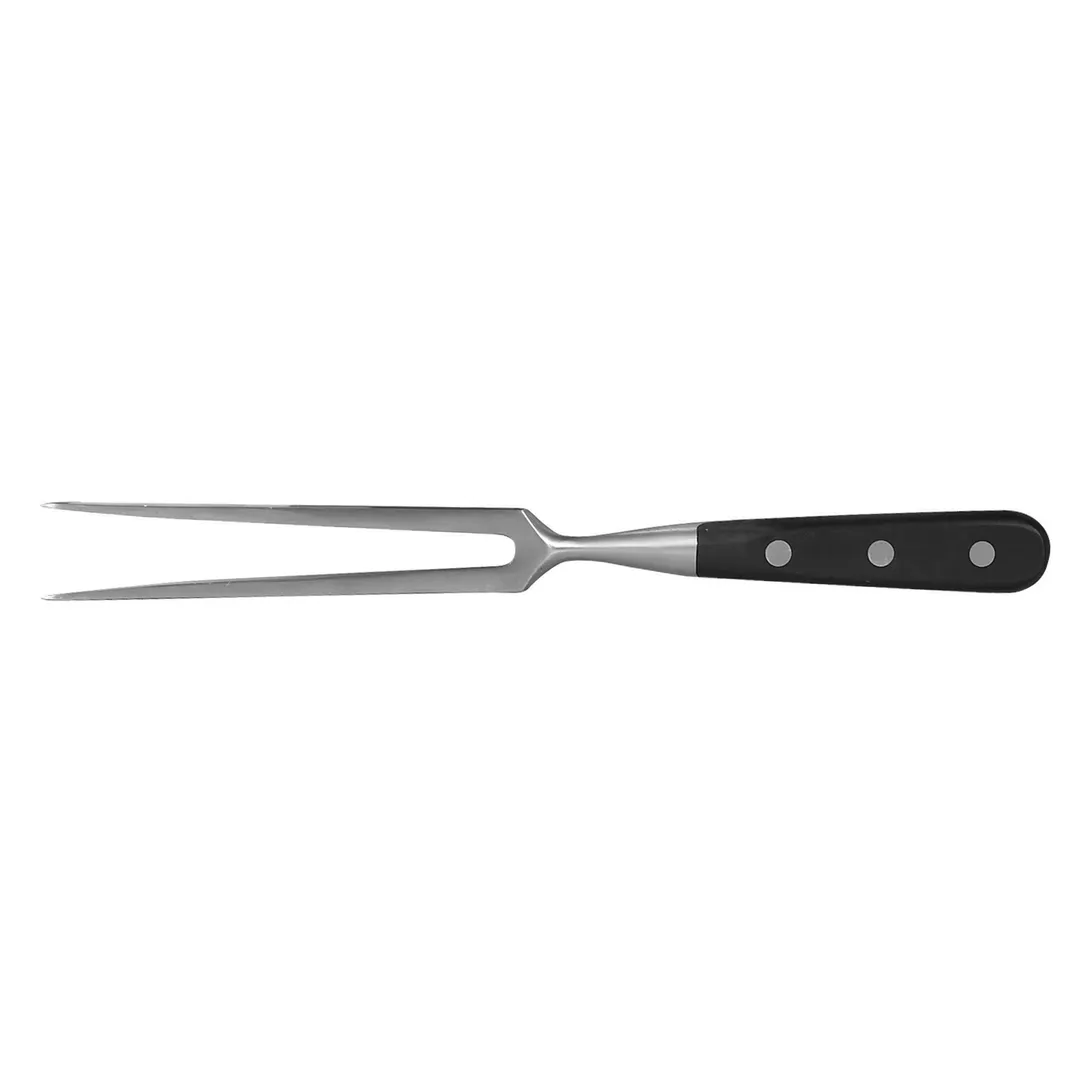 Winco KFP-71 Acero Stainless Steel Full Tang Forged Carving Fork,6"L blade
