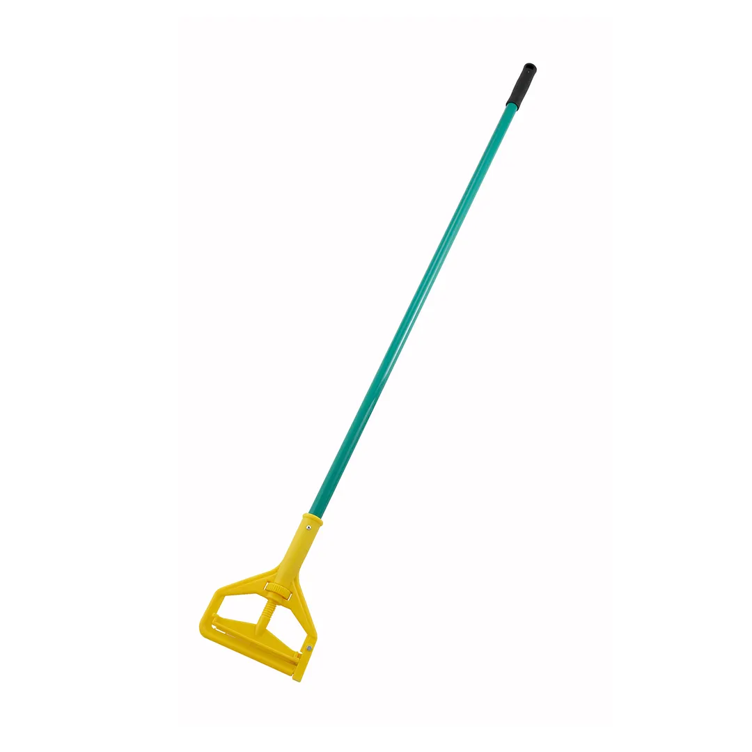 Winco MOPH-7P Mop Handle, Side Release, 57" Metal Handle with Plastic Side Release