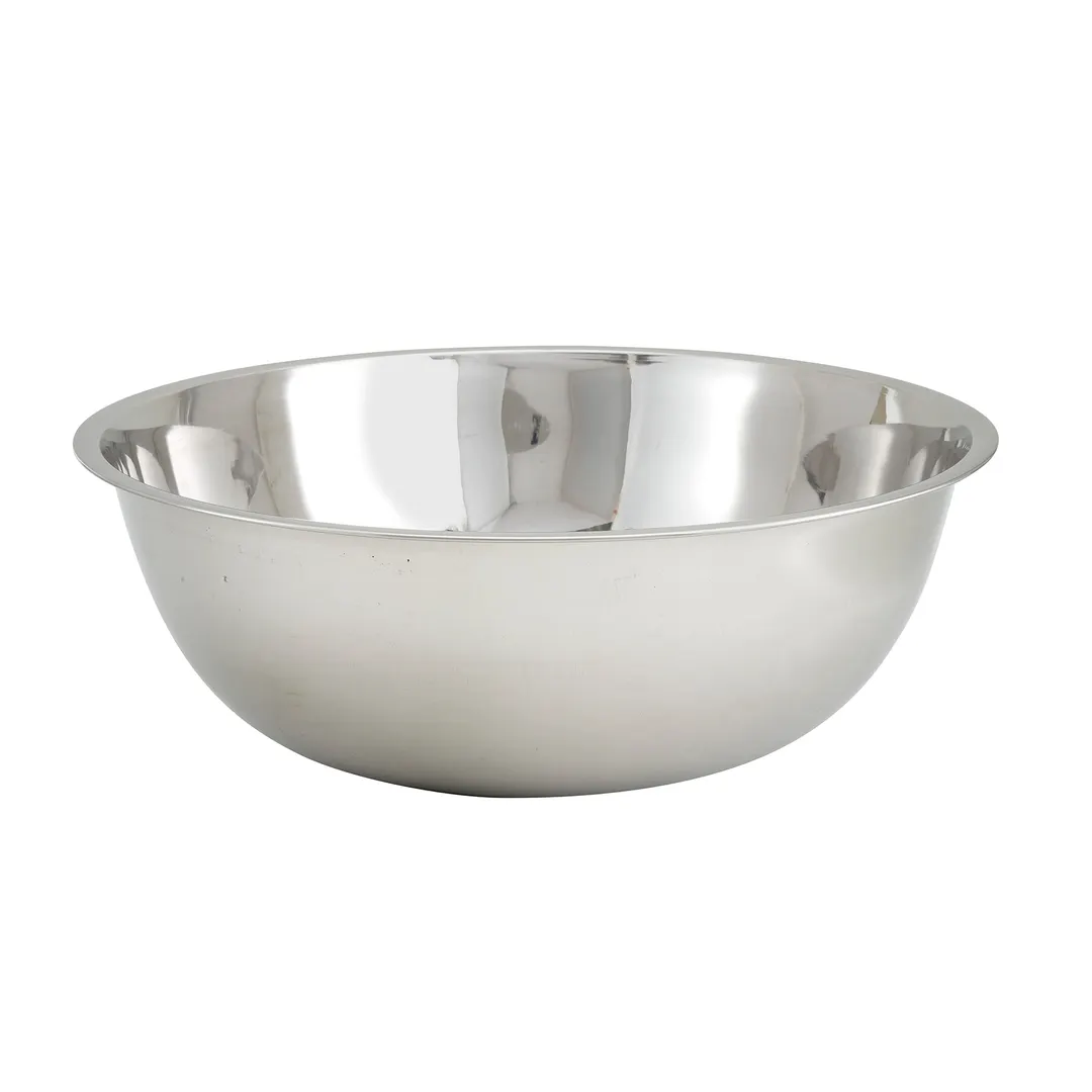 Winco MXB-1300Q 13 Qt. Standard Weight Mixing Bowl - Stainless Steel
