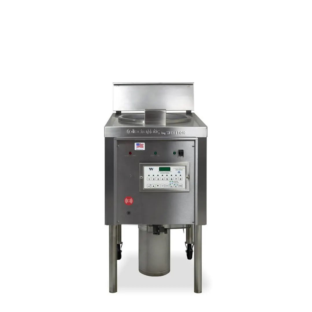 Winston OF59C 20" Floor Model Electric Full Pot Fryer w/ 75 Lbs, Clamshell Basket, Computer Controls