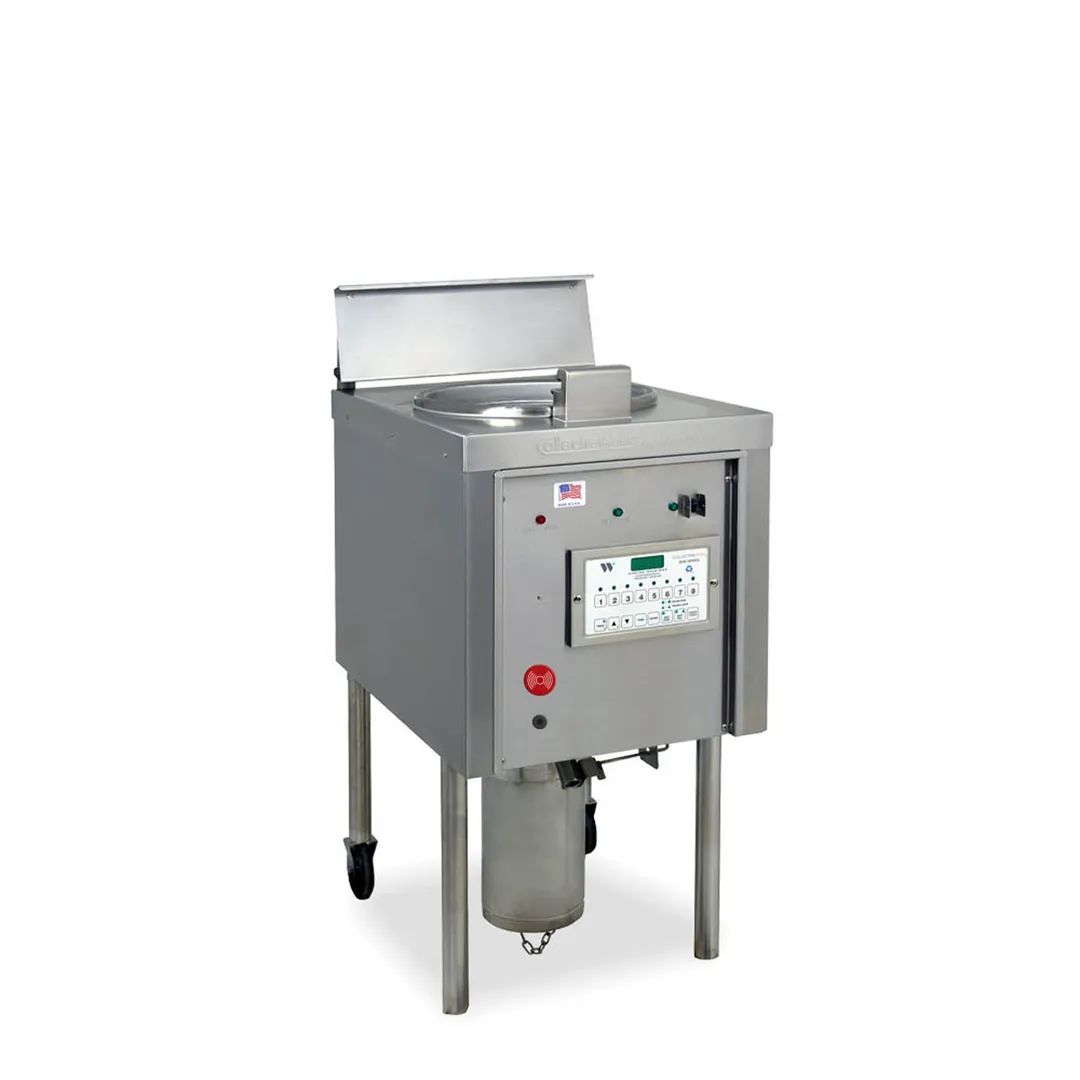 Winston OF59C 20" Floor Model Electric Full Pot Fryer w/ 75 Lbs, Clamshell Basket, Computer Controls