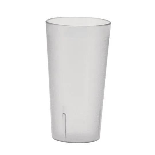 Winco PTP-32C 32‑oz Pebbled Plastic Tumbler, Clear Finish, Dishwasher Safe 1 Quart - 1 Dozen