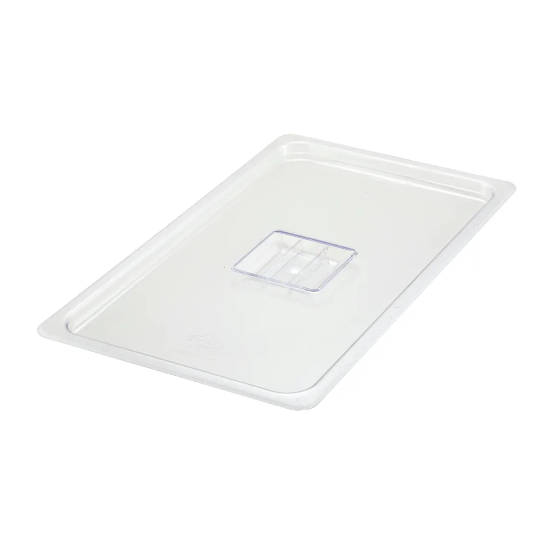 Winco SP7100S Poly-Ware Food Pan Cover, 1/1 Size, Solid, Polycarbonate