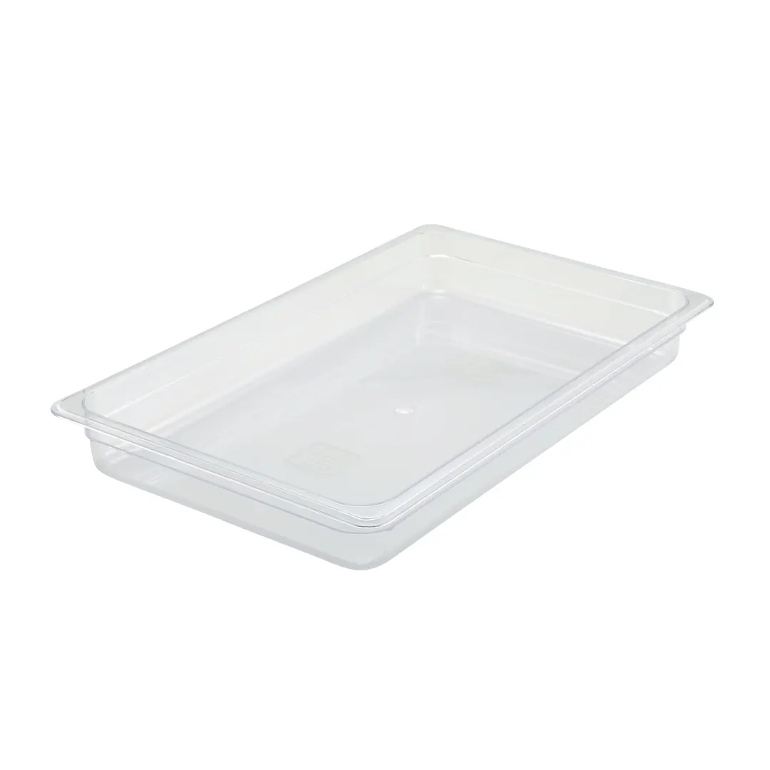 Winco SP7102 Poly-Ware 2 1/2" Deep Full Size Polycarbonate Food Pan