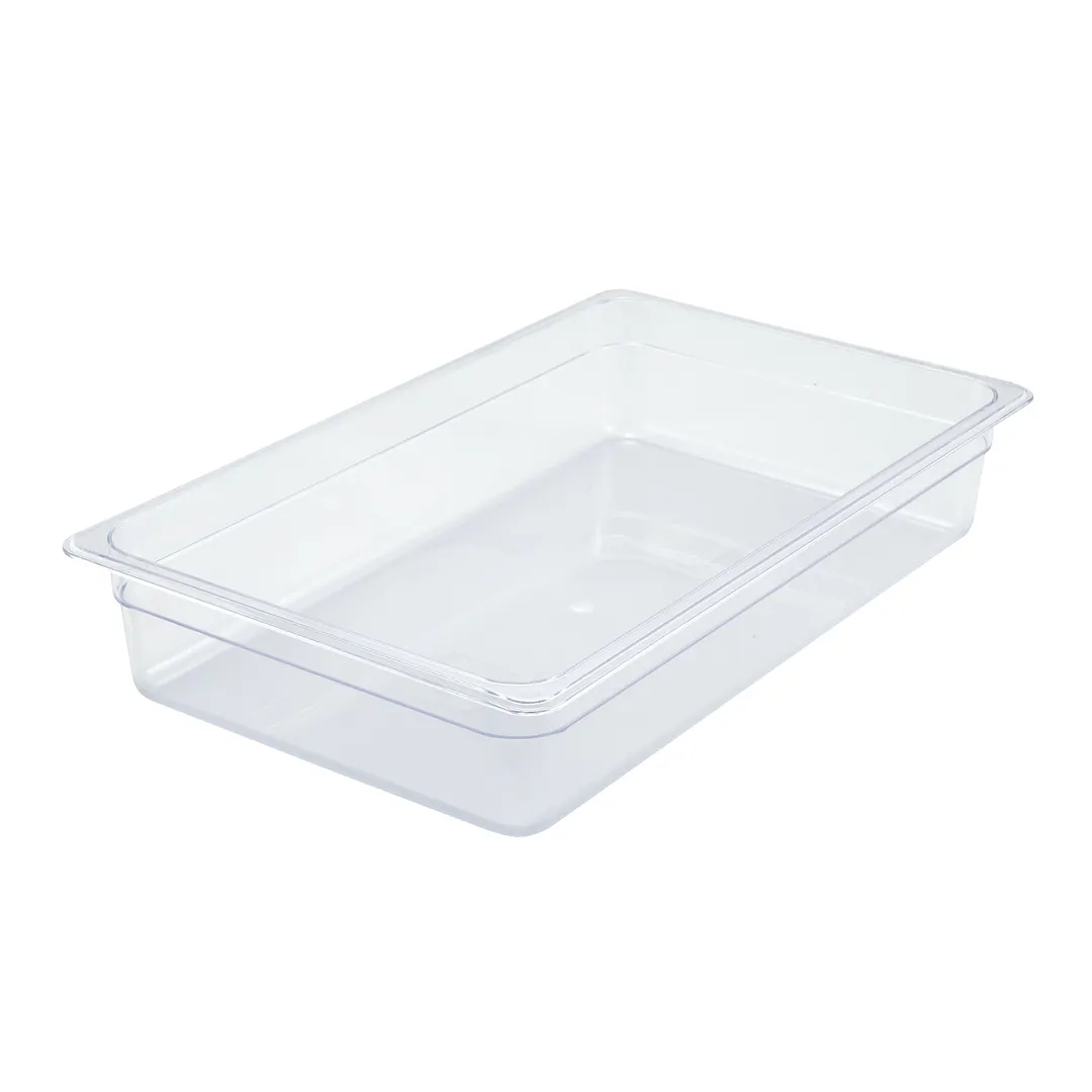 Winco SP7104 Poly-Ware 3 1/2" Deep Full Size Polycarbonate Food Pan