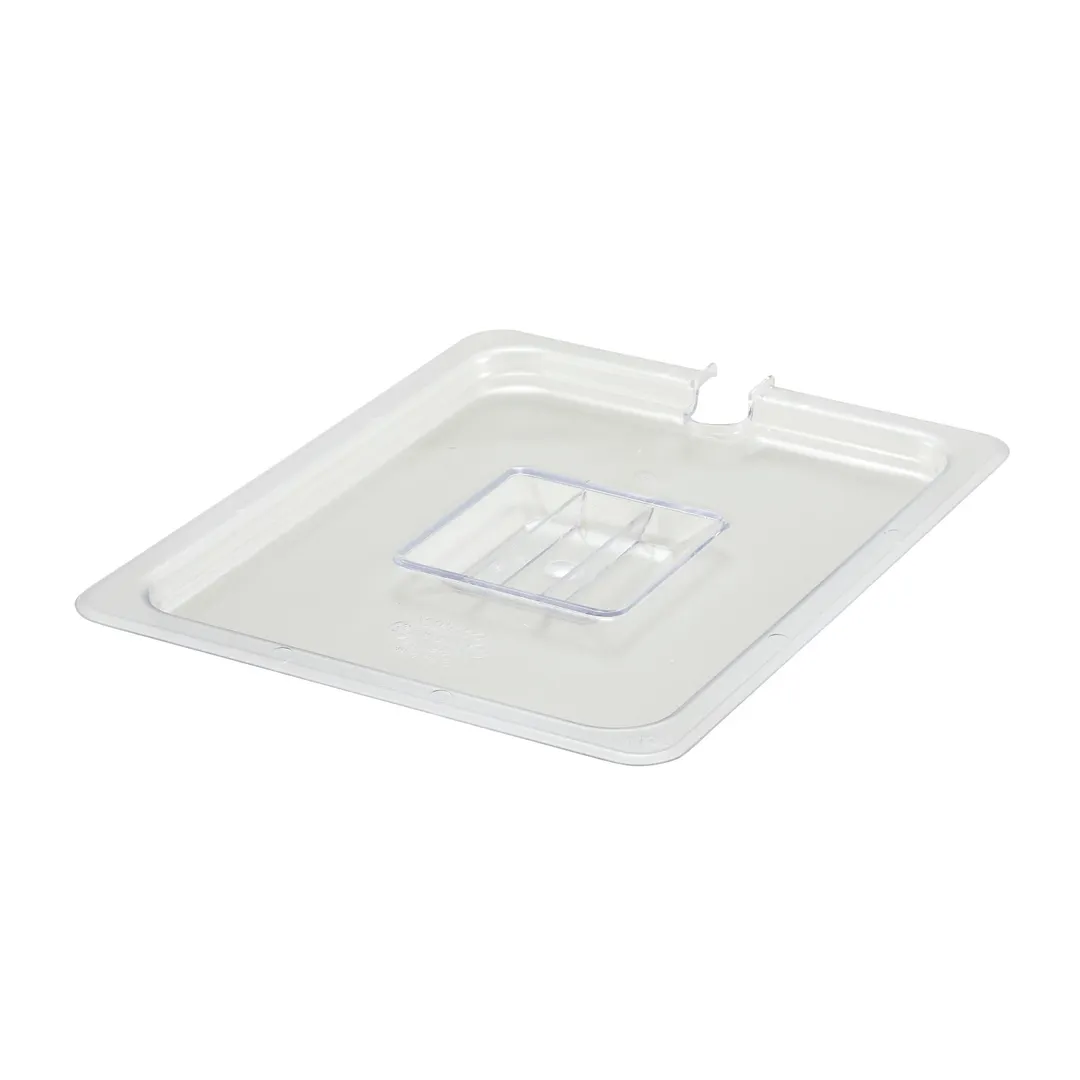 Winco SP7200C Clear 1/2 Size Food Pan Cover w/ Handle, Polycarbonate