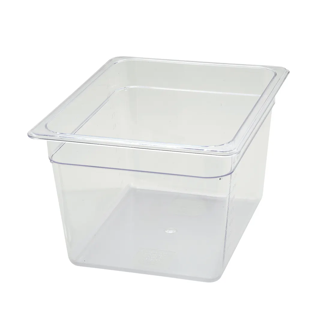 Winco SP7208 Poly-Ware 7 3/4" Deep 1/2 Size Polycarbonate Food Pan
