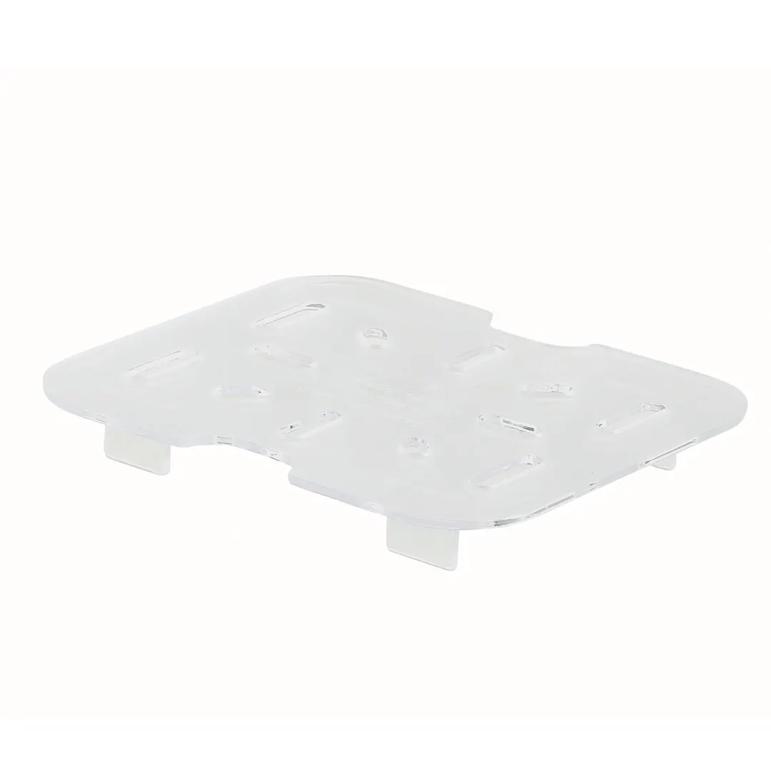 Winco SP76DS 1/6 Size Poly-Ware Polycarbonate Food Pan Drain Shelf